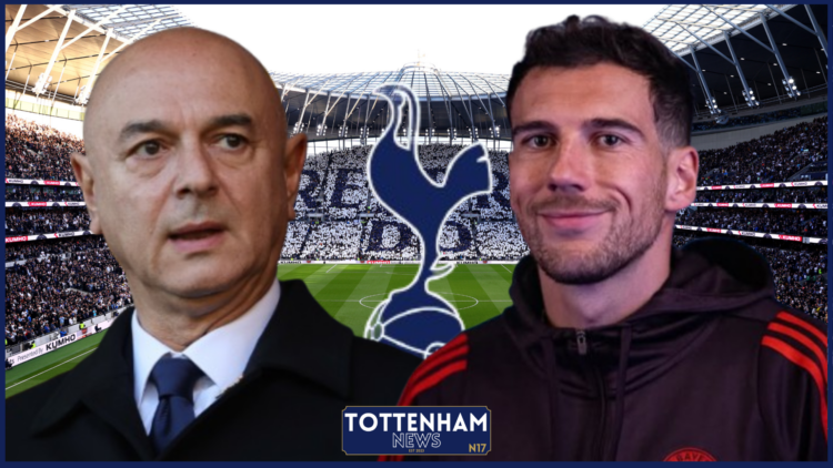 Daniel Levy Leon Goretzka Tottenham badge