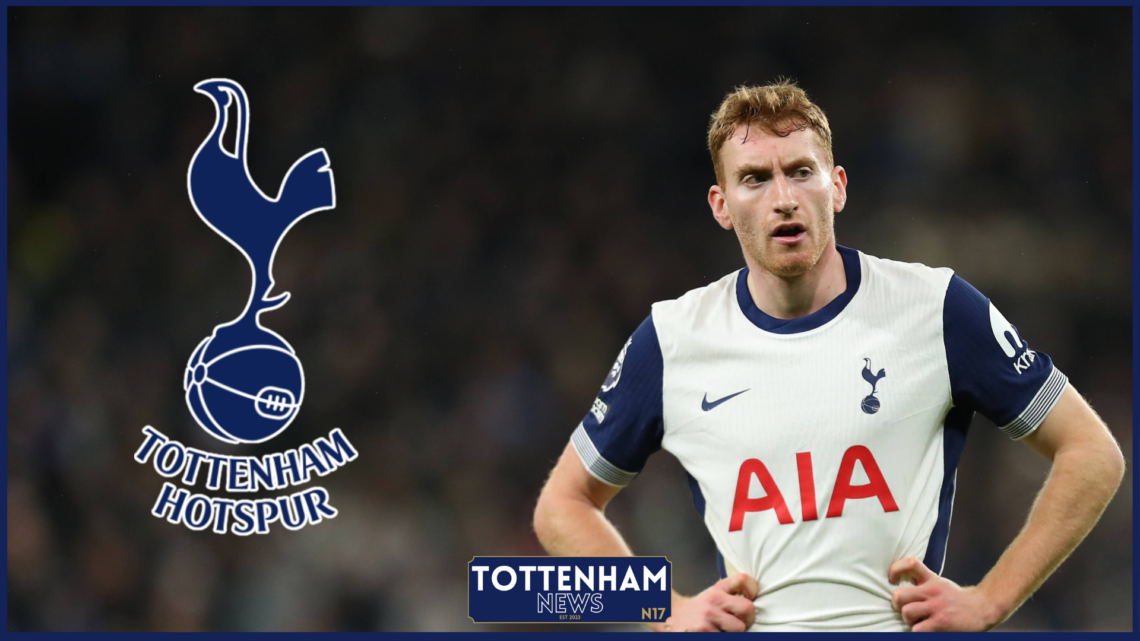 Picture of Tottenham ace Dejan Kulusevski.