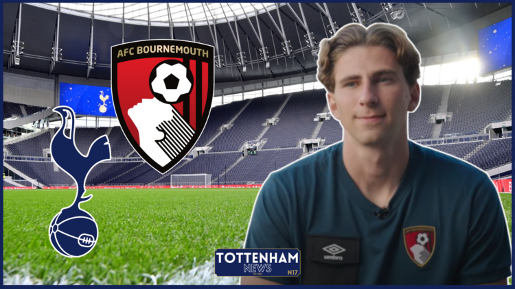Illia Zabarnyi, Tottenham badge, Bournemouth badge