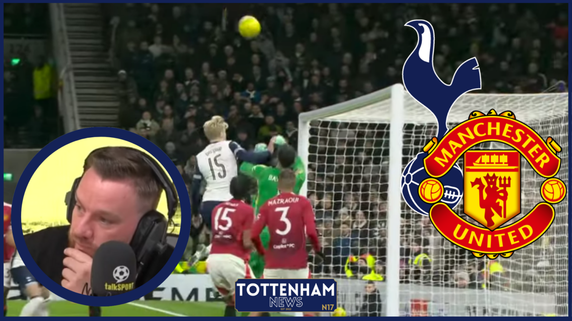 Jamie O'Hara Tottenham Manchester United