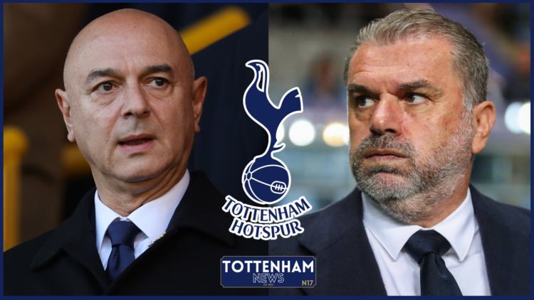 Daniel Levy, Ange Postecoglou, Tottenham badge