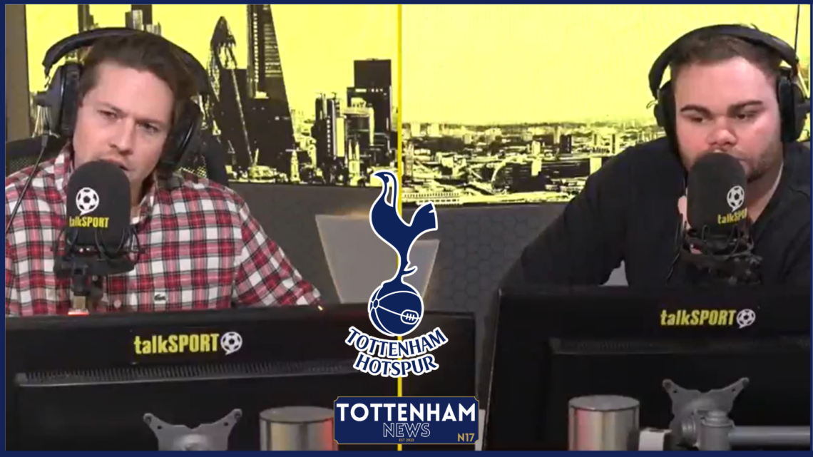 Rory Jennings was speaking about Tottenham (Credit: talkSPORT via Facebook).