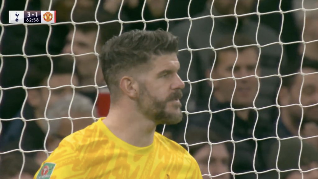 Fraser Forster Tottenham Manchester United