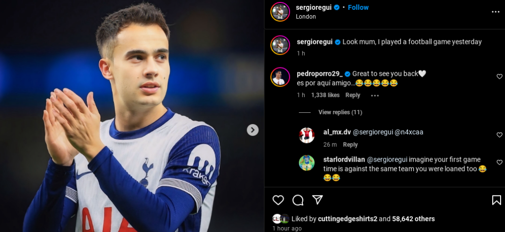 Sergio Reguilon Tottenham