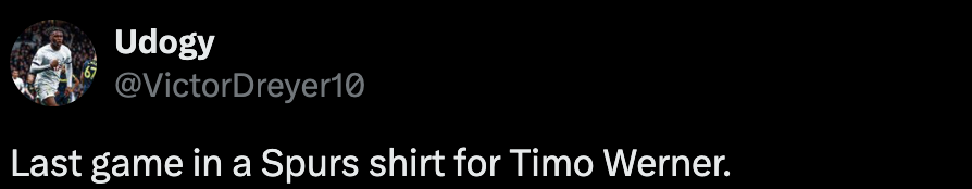 Tottenham, Timo Werner