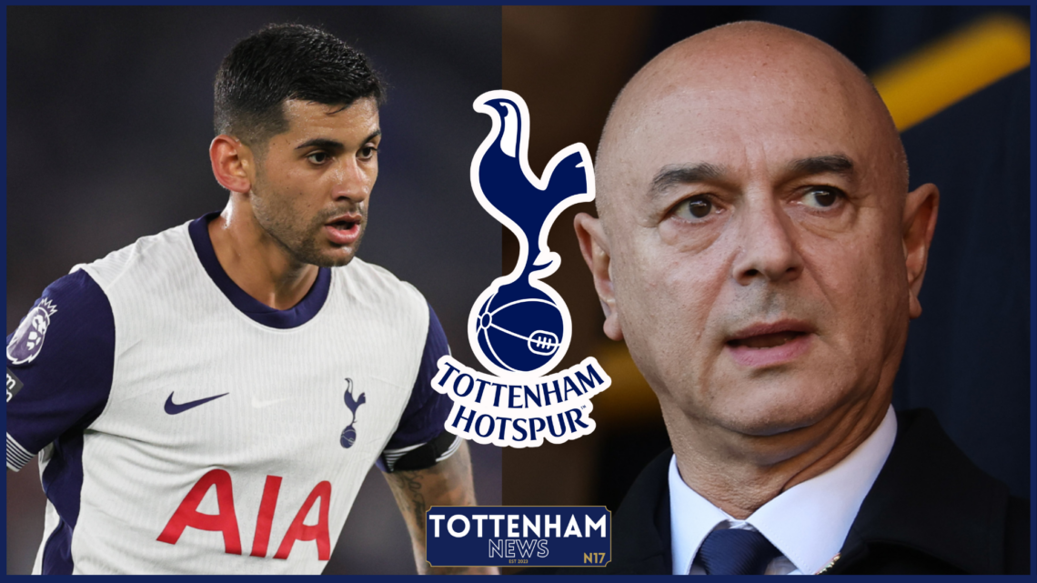 Tottenham, Daniel Levy, Cristian Romero
