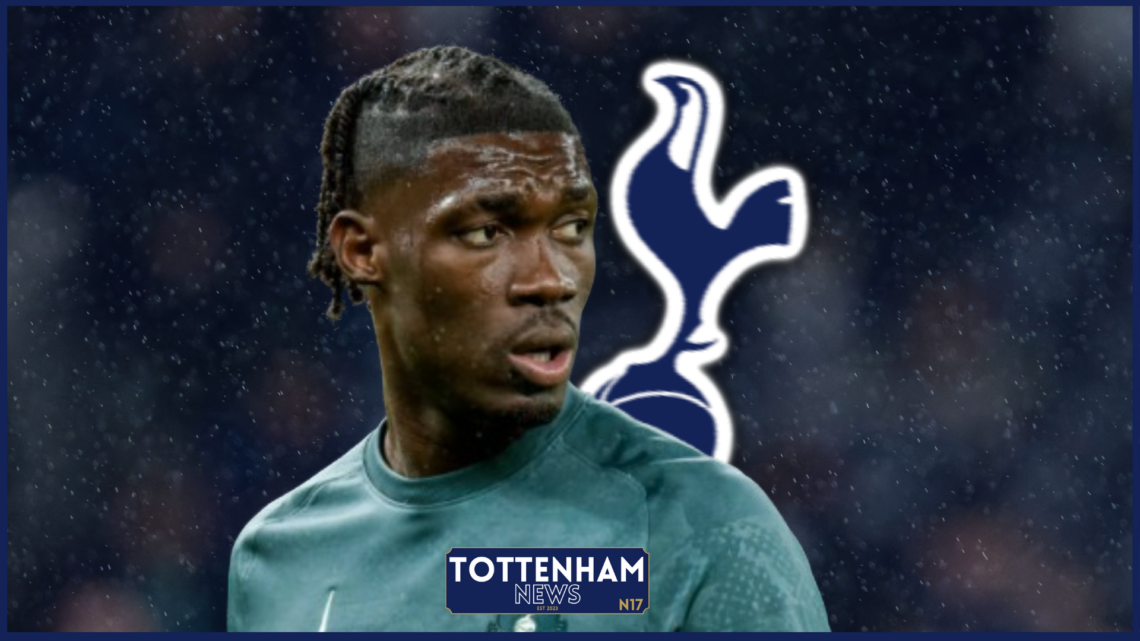 Tottenham midfielder Yves Bissouma