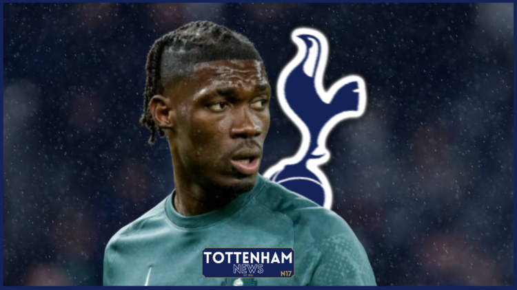 Tottenham midfielder Yves Bissouma