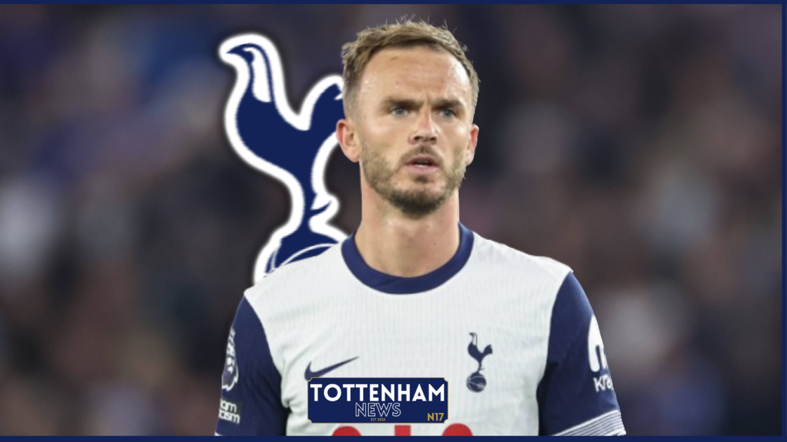 Tottenham midfielder James Maddison.