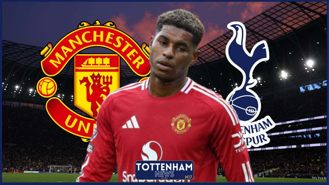 Marcus Rashford Manchester United Tottenham badges