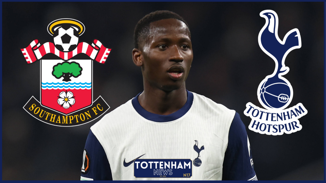 Pape Matar Sarr Tottenham Southampton badges