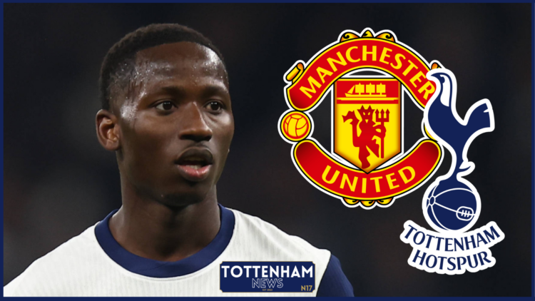 Pape Sarr Tottenham Manchester United badges