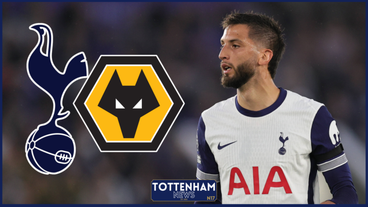 Rodrigo Bentancur Tottenham Wolves badges