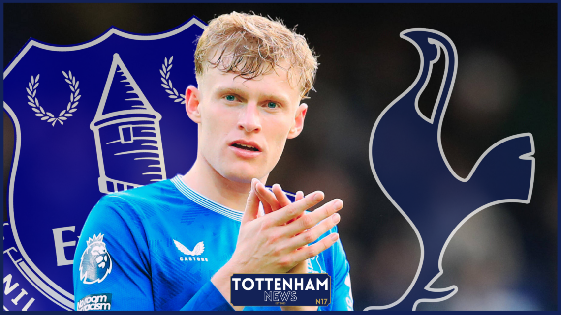 Everton, Tottenham badges and Jarrad Branthwaite