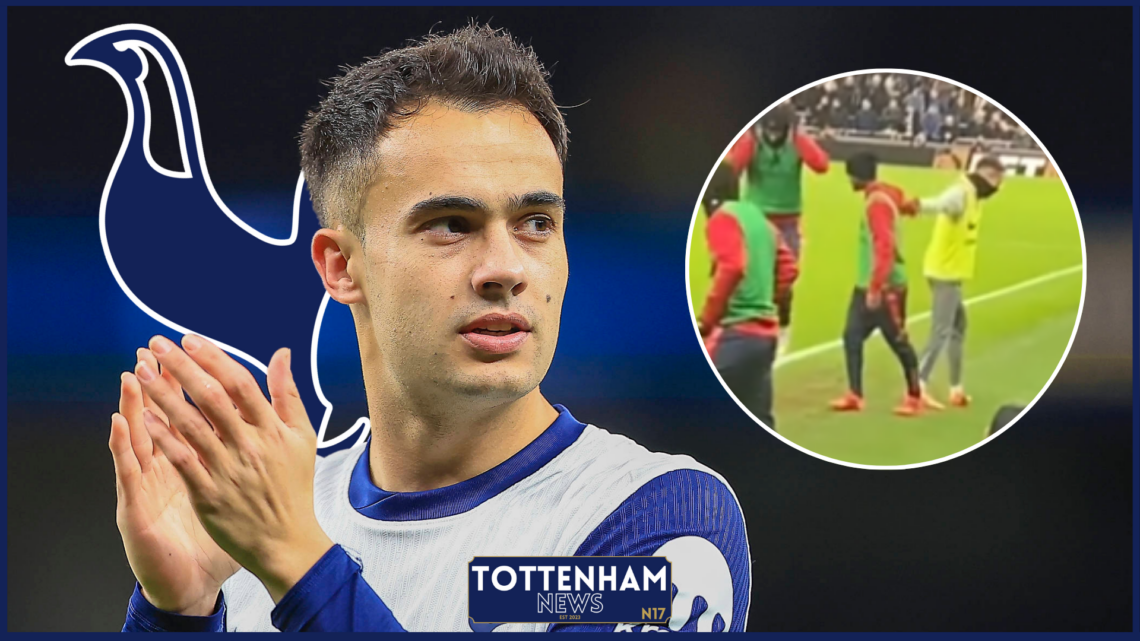 Tottenham badge, Sergio Reguilon