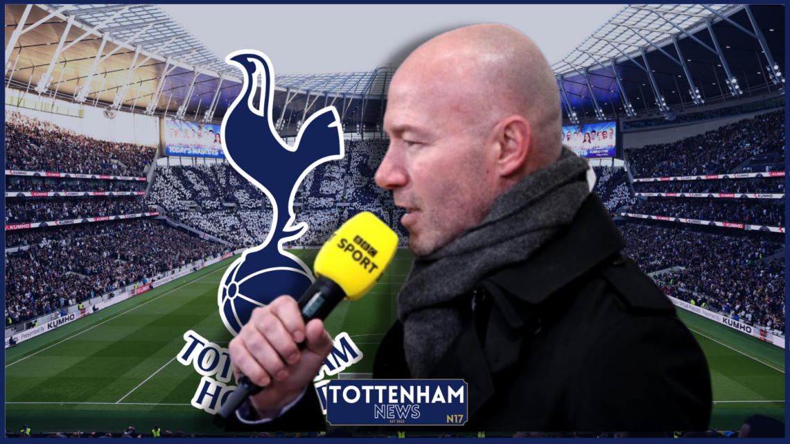 Alan Shearer, Tottenham badge