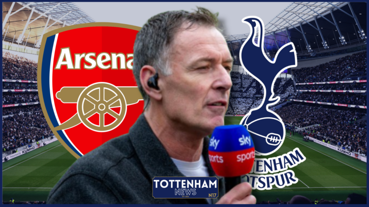 Chris Sutton, Arsenal badge, Tottenham badge