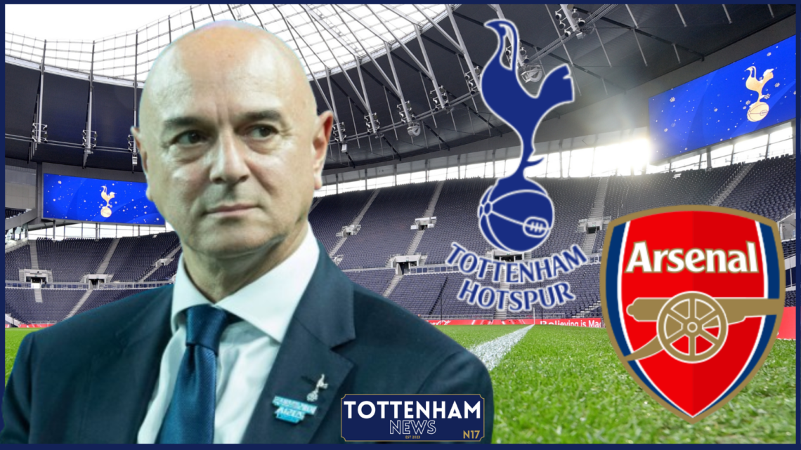 Daniel Levy, Tottenham badge, Arsenal badge