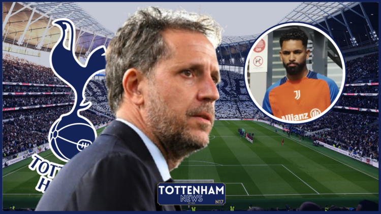 Fabio Paratici, Douglas Luiz, Tottenham badge