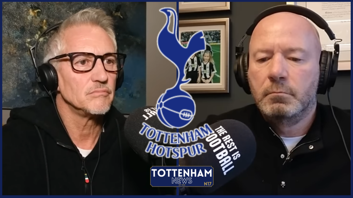 Gary Lineker, Alan Shearer, Tottenham badge