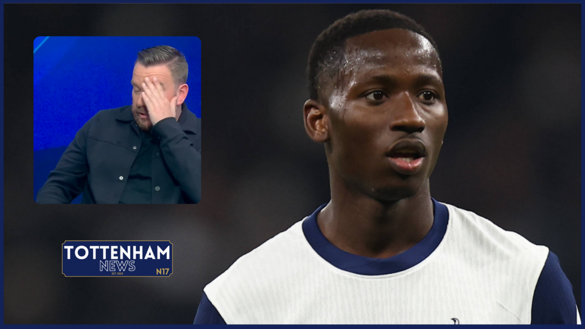 Tottenham midfielder Pape Sarr.