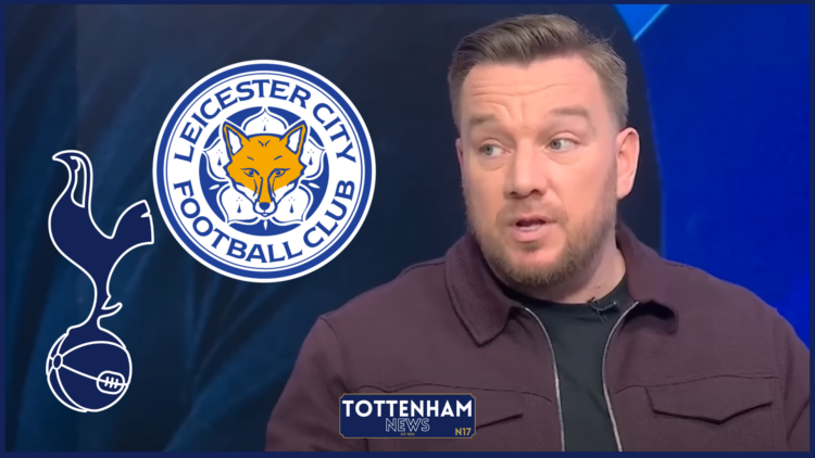 Jamie O'Hara, Tottenham badge, Leicester City badge