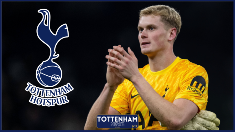Picture of Tottenham 'keeper Antonin Kinsky.