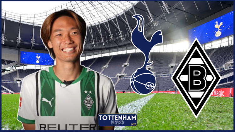 Ko Itakura, Tottenham badge, Borussia Monchengladbach badge