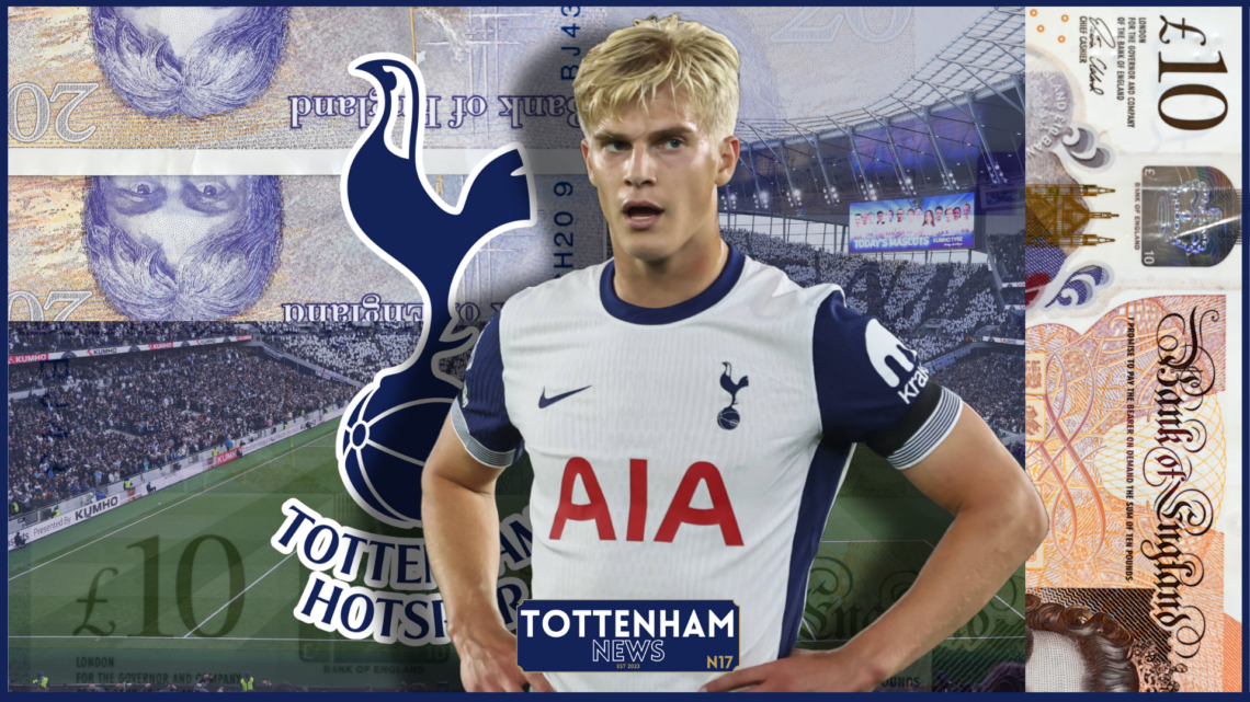 Lucas Bergvall, Tottenham badge