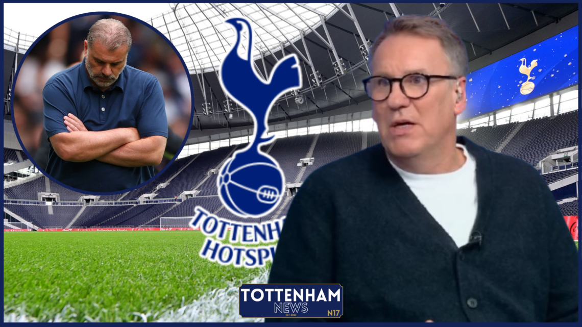 Paul Merson, Ange Postecoglou, Tottenham badge