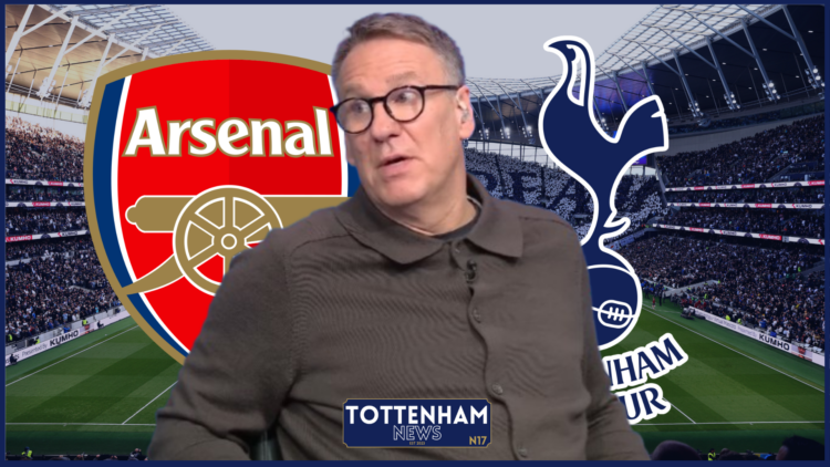 Paul Merson, Arsenal badge, Tottenham badge