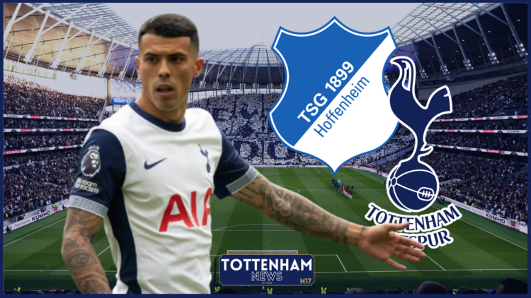 Pedro Porro, Tottenham badge, Hoffenheim badge