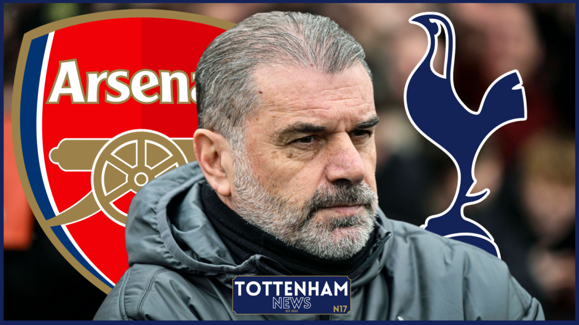 Tottenham badge Arsenal Postecoglou