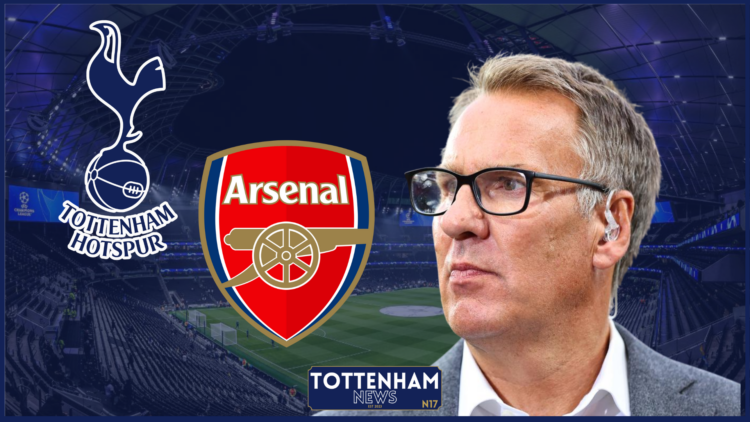 Tottenham badge, Arsenal badge, Paul Merson