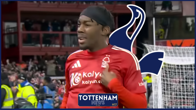 Tottenham badge Elanga