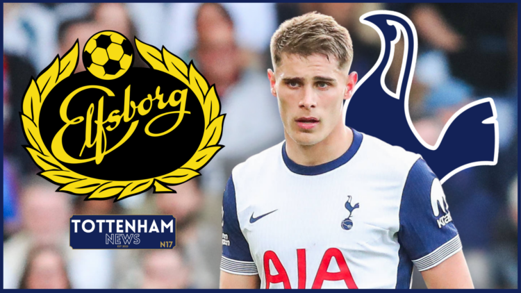 Tottenham badge Elfsborg van de Ven