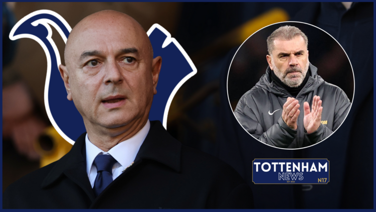 Tottenham badge Levy Postecoglou