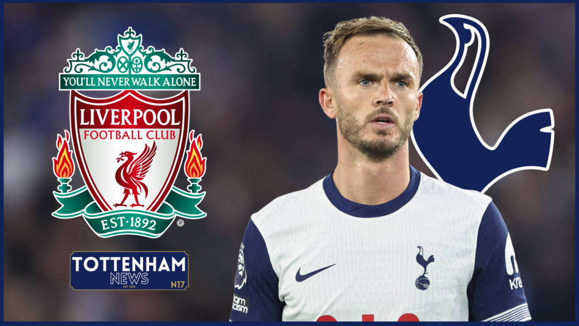 Tottenham badge Liverpool Maddison