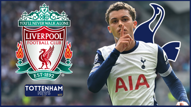 Tottenham badge Liverpool badge Johnson