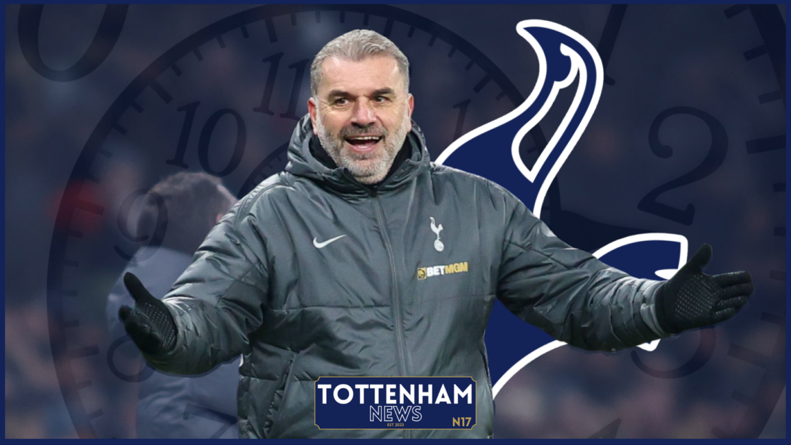 Tottenham badge Postecoglou
