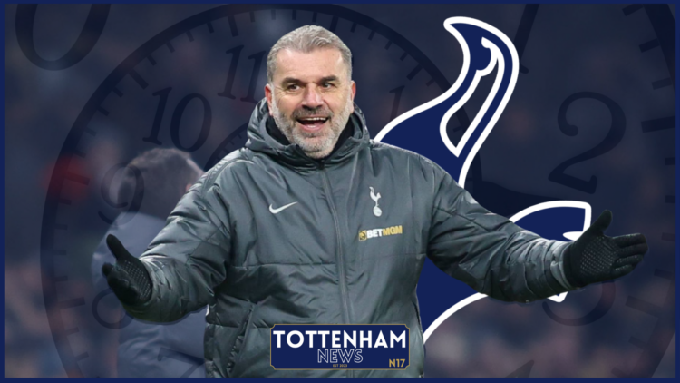 Tottenham badge Postecoglou