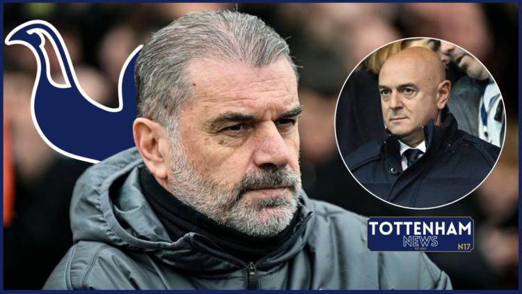 Tottenham badge Postecoglou Levy