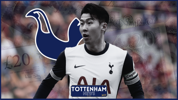Tottenham badge Son Heung-Min
