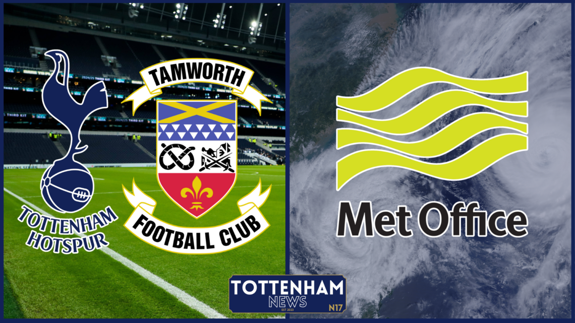 Tottenham badge Tamworth Met Office