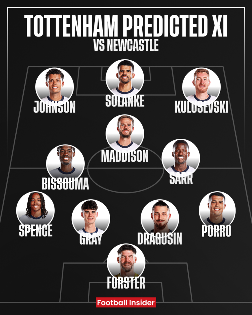 Tottenham, Newcastle