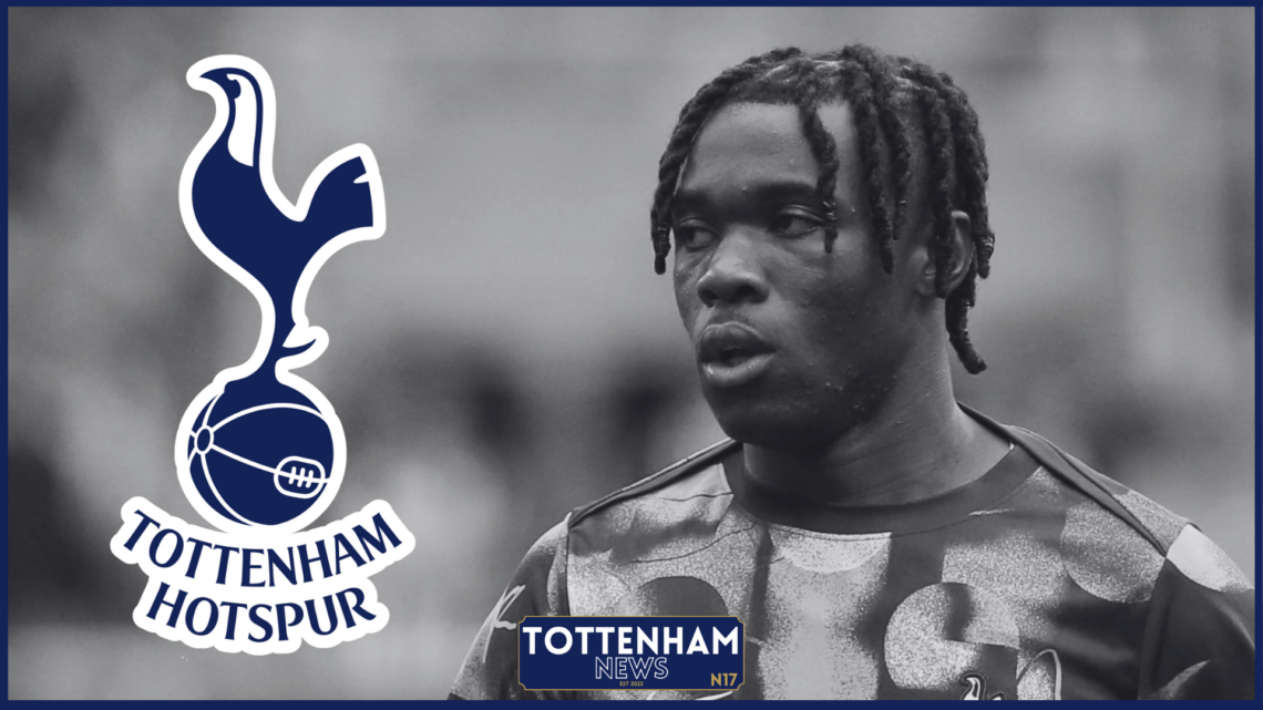 Destiny Udogie Tottenham badge