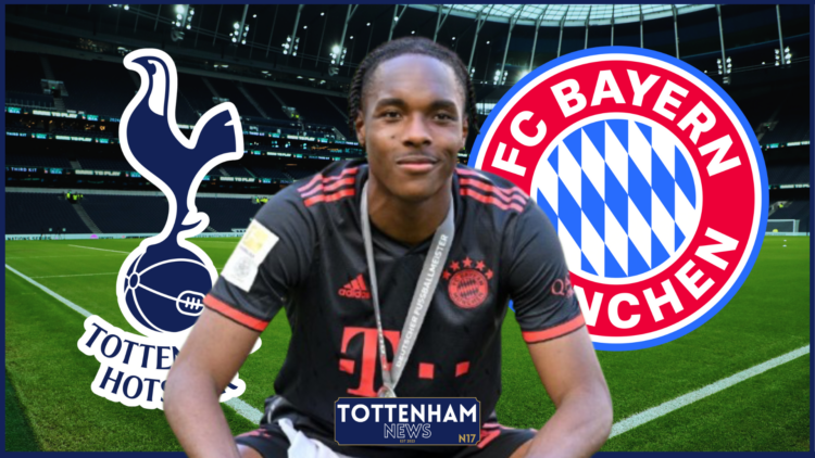 Mathys Tel Tottenham Bayern Munich badges