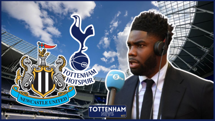 Micah Richards Tottenham Newcastle United badges