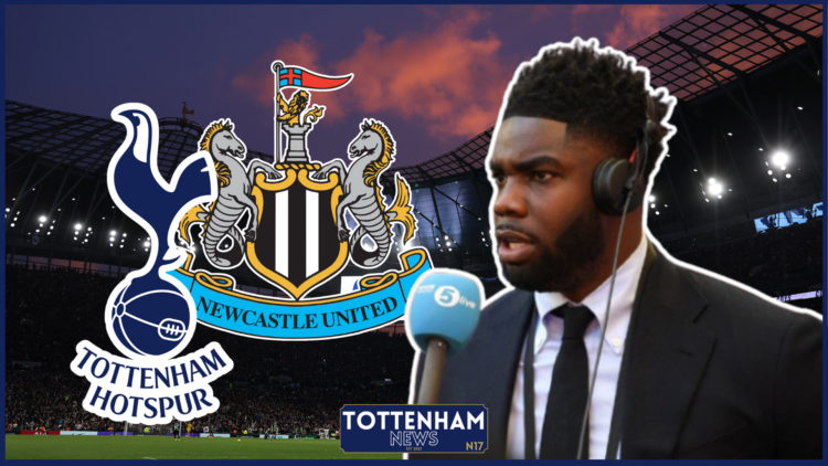 Micah Richards Tottenham Newcastle United badges