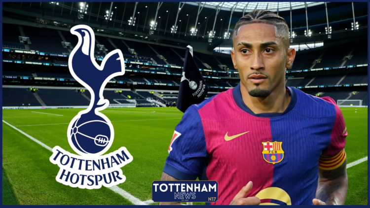 Raphinha Tottenham Hotspur badge